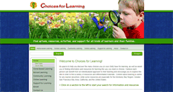 Desktop Screenshot of choices4learning.com